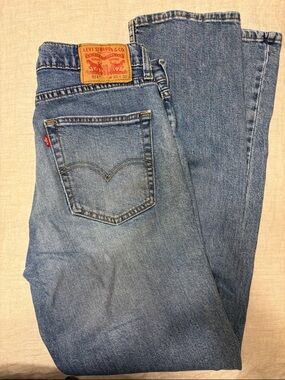 Levi's Men's Light Blue Slim Straight Jeans